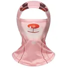 Refttenw Sturmhaube Kinder Jugend Skimaske Tier Balaclava für Outdoor Skifahren Radfahren rosa XS