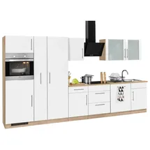 WIHO KÜCHEN Küchenzeile »Cali«, ohne E-Geräte, Breite 360 cm, weiß