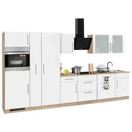 WIHO KÜCHEN Küchenzeile »Cali«, ohne E-Geräte, Breite 360 cm, weiß