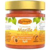 3 Gläser | Fruchtaufstrich Marille (Aprikose) | Marmelade | Konfitüre | mit Xylitol gesüßt | 200 g je Glas | 70% Fruchtanteil | Vegan