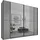 STAUD Schwebetürenschrank Sonett 220G 270 x 222 x 68 cm Grau