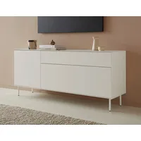 LeGer Home by Lena Gercke Lowboard »Essentials«, Breite: 167 cm, MDF lackiert, Push-to-open-Funktion, weiß