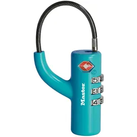 Master Lock 4717EURDBLU TSA Zahlenschloss, Blau, 8,1 x 1,8 x 1,8 cm