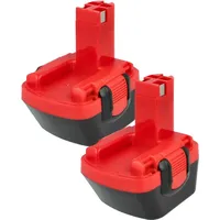 EXTENSILO 2x Akku Ersatz für Bosch 2 607 335