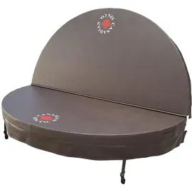 Canadian Spa Whirlpoolabdeckung braun 203 cm