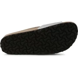 Birkenstock Madrid Birko-Flor schmal silber 35