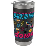 Zurück zu den 2010er Jahren, Vintage Twenty-Tens, Retro 2010 Doppelwandiger Edelstahl-Thermobecher