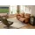 OTTO home 2-Sitzer OTTO HOME "LUND, Kinosofa, Relaxfunktion, TV-Sessel, manuell/elektrisch (USB-A)", braun (cognac), B:195cm H:97cm T:99cm, Kunstleder 100% Polyurethan, Sofas, Kopfteilverstellung, Getränkachhalter, u. Staufach