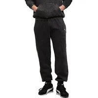 Puma ESS Elevated Relaxed Wash Sweatpants Hosen Schwarz L