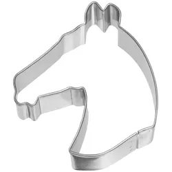 RBV BIRKMANN Birkmann Ausstechform Pferdekopf, Ausstecher, Plätzchenform, Keks, Plätzchen, Edelstahl, 6.5 cm, 193147