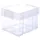 BigDean 4x Stabile Kunststoffbox Eurobox Dreh Stapelbar) 44x35x24cm passt in Kastenregale Drehstapelbox Stapelbox Lagerkiste ohne Deckel