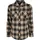 URBAN CLASSICS Turnup Checked Flanell Shirt Schwarz M