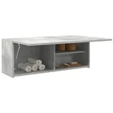 vidaXL Bad-Wandschrank Betongrau 80x25x30 cm Holzwerkstoff