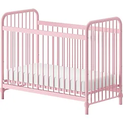 Kinderbett VIPACK "Bronxx", rosa (pink matt, pink matt, pink matt), B:71cm H:102,2cm L:130,7cm, Betten, aus Metall