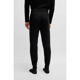 Boss Pyjamahose Waffle Schwarz M
