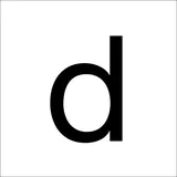 RZB Buchstabe d sw 100mm klein 99222.013.D/K