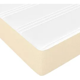 vidaXL Taschenfederkernmatratze Creme 90 x 200 cm H3