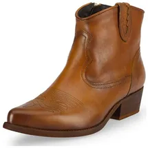 felmini wide fit Stiefelette in Mittelbraun | Gr.: 42