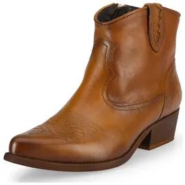 felmini wide fit Stiefelette in Mittelbraun | Gr.: 42