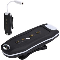 4 GB IPX8 Wasserdichter FM-Musikplayer Tragbarer Tauchsport-MP3 mit Kopfhörer und Clip