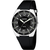 Festina Calypso Herren Uhr mit Plastik Armband K5753/3, Schwarz