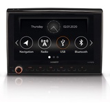 GelldG Autoradio, 7-Zoll-Bildschirm Touch Display, Bluetooth mit Navi Radio  Autoradio