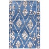 »Berber Teppich - Meral - rechteckig«, rechteckig, blau