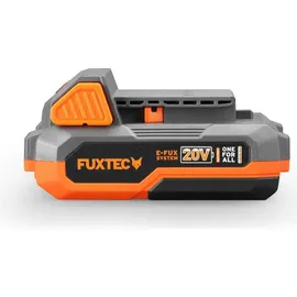 FUXTEC Akku Laubbläser FX-E1LB20 SET 1 mit 2 x Akku 2Ah, 1 x Ladegerät 2,4A Ladestation - Laubgebläse zum Entfernen von Laub für Garten, Gehweg