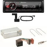 Pioneer MVH-130DAB Digitalradio USB Einbauset für Opel Astra F G Corsa B Zafira A