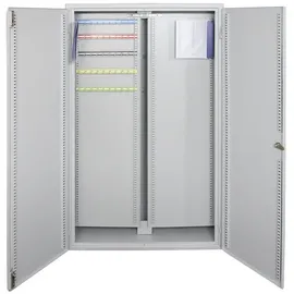 HMF Schlüsselschrank 1170 130 x 73 x 25 cm Lichtgrau