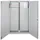 HMF Schlüsselschrank 1170 130 x 73 x 25 cm Lichtgrau