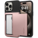 Spigen Slim Armor CS Hülle Kompatibel mit iPhone 15 Pro -Rose Gold