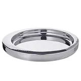 Edzard Serviertablett Alabama, rund, Rand gehämmert, Durchmesser 38 cm