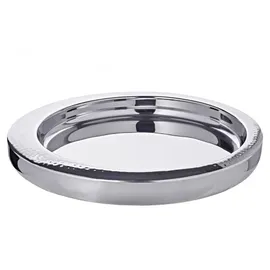 Edzard Serviertablett Alabama, rund, Rand gehämmert, Durchmesser 38 cm