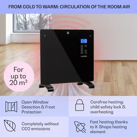 Klarstein Norderney 1000 W schwarz