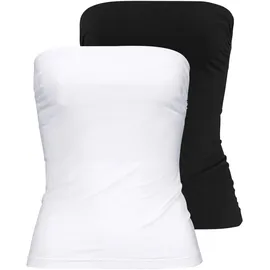MELROSE Bandeautop Schwarz/Weiß 38