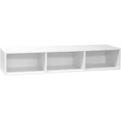 Mäusbacher Max Box Hängeregal 3 offene Fächer Holzwerkstoff 120x22x32 cm