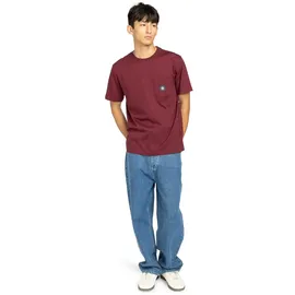 Element Icon Label Pocket - T-Shirt - Männer - S - Rot