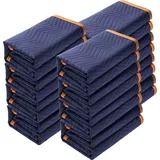 Vevor 12x Umzugsdecken 2032x1829mm Möbeldecken Vliesstoff + recycelte Baumwolle Lagerdecken Umzug Packdecken Transport-Decken Möbelpackdecken Verpackungsdecken zum Schutz für Möbel