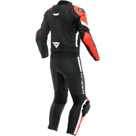 Dainese Avro 4 2-tlg. matt-schwarz/neon-rot/weiß 50