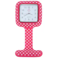 Uhren - Ansteckuhr Silikon-Brosche Schwesternuhr Quarzuhr zum Aufhängen Taschenuhr Geschenkuhr für