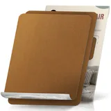 Flicken Selbstklebend Stoff, 23 x 28 cm 2 Stück Leinwand Stoff Selbstklebend, Braun, Wasserdichtes Leinwand Flicken Selbstklebend für Sofa Zelt Möbel Autositz Liege