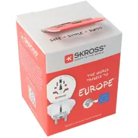 SKROSS Reiseadapter Weiß 2 St.