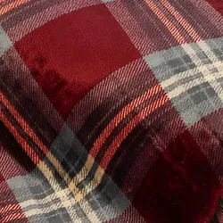 Wellness-Fleece "Karo", weinrot-color