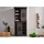 Massivmoebel24 Schrank Mango 80 x 175 x 45 cm Grau