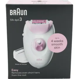 Braun Silk-épil 3 3-031 Rosa/Weiß