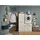 laundreezy LDSK6 Waschmaschinenschrank 117,5 x 162 x 67,5 cm Weiß Holzwerkstoff