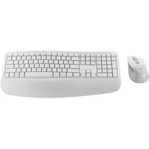 Logitech Signature Comfort Plus Combo MK880 Grauweiß