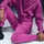 Nike Phoenix Mid-Rise Trainingshose Hot Fuchsia/Sail L