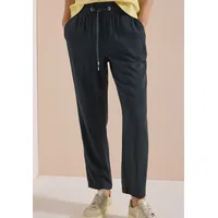 Cecil Mid Waist Slim Leg Hose im loose fit palm breeze Green M, - M / 28L